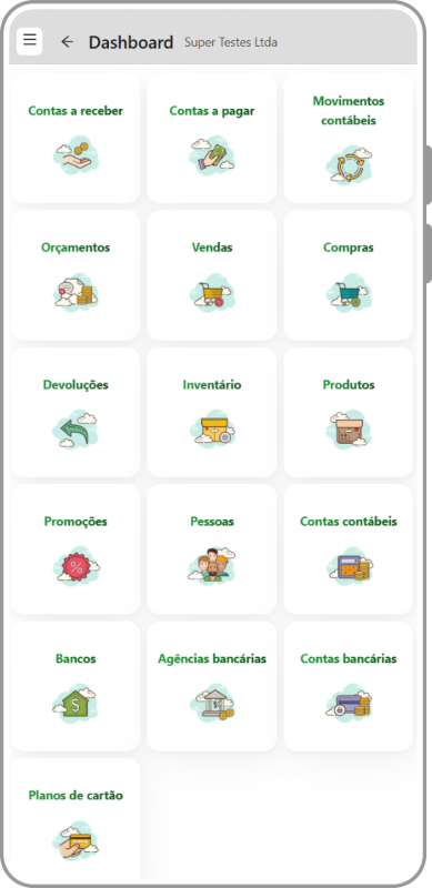 Tecnobyte ERP no celular